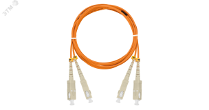 Шнур оптический соединительный мм 50/125 OM2 SC/UPC-SC/UPC двойной LSZH ЭКО30453 NIKOMAX