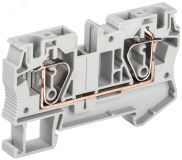 Клемма пружинная КПИ 2в-6 57А серый YZN11-006-K03 IEK