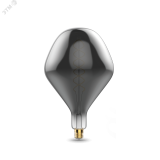 Лампа светодиодная филаментная LED 8 Вт 300 лм 2400К AC185-265В E27 SD160 теплая серая колба Black Filament 163802008 GAUSS