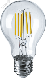 Лампа светодиодная LED 6вт Е27 белый FILAMENT 20446 Navigator Group