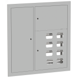 Щит этажный 8 кв. RAL9003 со слаботочным отсеком слева (1000х950х160) PROxima mb29-v-8z-ral9003 EKF