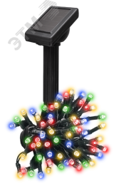Солнечная светодиодная гирлянда SLR-G01- 50M мультицв., 50 LED 5027275 JazzWay