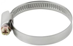 Хомут обжимной (нержавеющая сталь) 32-50 мм 64284 FIT
