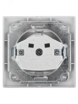 Розетка Intro Plano 1-206-05 с заземлением 2P+E Schuko со шторками, 16А-250В, IP20, СУ, антрацит Б0053928 ЭРА