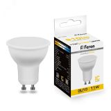 Лампа светодиодная LED 11вт 230в GU10 теплый 38140 FERON
