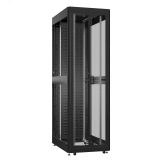 Шкаф серверный 42U 800х1000 передняя дверь: двустворчатая перфорированная IP20. задняя дверь: протект IP41. боковые панели: без. цвет: черный RAL9005  EX 8042.9460 SYSMATRIX