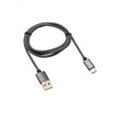Кабель USB-Type-C, 3A, nylon, grafit, 1m, 18-1896, 18-1896 REXANT