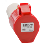 Розетка 224-32А-6h-380AC-3P+PE-IP44 222752 КЭАЗ