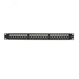 Патч-панель коммутационная 19'. 24 порта RJ-45. STP. Cat.6a. 1U SYSTEM Project SL20-TSS24EA10 SUPRLAN