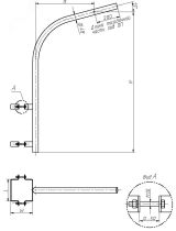 Кронштейн ТАНС .41.163.000 (1.К1-1,2-0,5-П6-ц) OE-00068 OPORA ENGINEERING