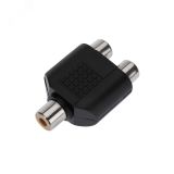 Переходник гнездо RCA - 2 гнезда RCA,, 14-0422 REXANT