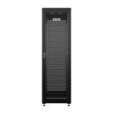 Шкаф напольный универсальный серверный R 47U 600х800мм, 4 профиля 19, двери перфорированная и перфорированная, боковые стенки съемные, регулируемые опоры, разобранный, черный RAL 9005 УТ000107872 NTSS