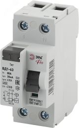 УЗО ВД1-63 Электромеханическое 1P+N 80А 30mA NO-902-55 Pro Б0031894 ЭРА