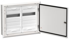 TITAN 5 Корпус металлический ЩРв-48 (2х24) 505х625х130мм IP31 белый (одна дверь) TI5-50-V-2X024-31 IEK