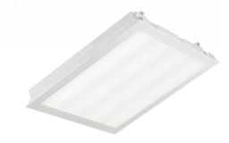 Светильник LED Effect ОФИС КОМФОРТ IP65 40Вт 4000лм 3000К IP65 КСС Д встраиваемые, БАП 1 час LE-СВО-03-040-7160-65Т+LE0274 Led Effect
