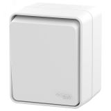 AtlasDesign PROFI IP54 О/У 1-клавишный кнопочный ВЫКЛЮЧАТЕЛЬ 10 АХ, БЕЛЫЙ ATN540115 Systeme Electric