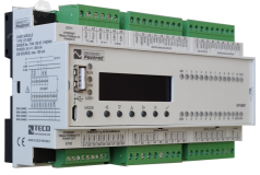 Центральный контроллер CP-2007 CP-2007, CPU/1core, 2xETH100/10, 128kB databox, LCD-20mm, CH1-4, 12xAI/DI, 2xAI/AO, 1xDI/230VAC, 11x RO, 2x AO/PWM, 1xCIB TXN 120 07.11NDNN TECO