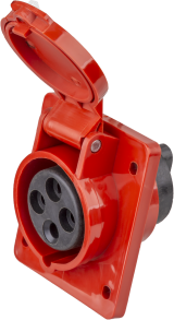 Розетка NCA-SR414-16-380 стационарная скрытая 16А 3P+PE IP44 23198 Navigator Group