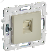 SKANDY Розетка компьютерная RJ45 кат.5E SK-K01B бежевый IEK SK-K10-1-K10 IEK