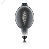 Лампа светодиодная филаментная LED 8.5 Вт 165 лм 1800х80 теплая серая колба Black Filament 152802005 GAUSS