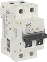 ARMAT Выключатель автоматический двухполюсный C 10А M06N AR-M06N-2-C010 IEK