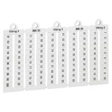 Viking Маркировка 6мм 1-100 горизонтальная 039520 Legrand