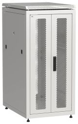 Шкаф напольный сетевой 19' LINEA N 24U 600х800мм передняя распашная перфорированная дверь задняя перфорированная серый LN35-24U68-2PP ITK