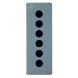 Пост кнопочный металлический 6 отверстия 80х220 XAPM4506 Schneider Electric
