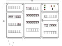 Щит управления электрообогревом DEVIBOX HR 15x2800 D330 (в комплекте с терморегулятором и датчиком температуры) DBR129 DEVIbox