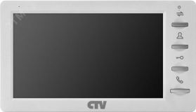 Монитор домофона c диагональю 7'' и функцией hands free CTV-M1701 Plus W (белый) CTV