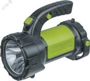 Фонарь светодиодный NPT-SP24-ACCU 3Вт+10LED 300лм 300м аккумуляторный прожектор+кемпинг пластик 2.4Ач 23020 Navigator Group