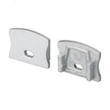 Заглушка для ALU-WIDE-H15 с отверстием (ARL, Металл) 023370 Arlight