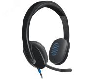 Гарнитура проводная, накладная Н540, USB-A, черный 981-000480 Logitech
