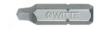 Бита четырехгранная SQ 2 х 25 мм 1/4'' C6.3 Industrial 270922000 WITTE
