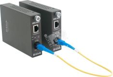 Медиаконвертер WDM 1хRJ45 10/100 Мб/с, 1хSC 100 Мб/с, для кабеля до 20 км 106407 D-Link