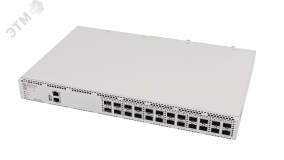 Коммутатор агрегации управляемый L3 24 портов SFP+, SFP 10/1000Мб/с, USB, без БП 1000654377 ELTEX