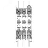 Соединительный комплект Connectroc Kit для подключения вспомогательных цепей (AX,AL,SHT,UVT) Susol MCCB TD160~TS800 во втычное основание 83261171807 LSIS