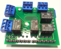 Релейная плата Gate-Relay (4 реле) для расширения количества релейных выходов базового контроллера Gate-8000. M00016800 Gate