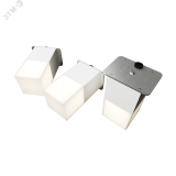 Светодиодный светильник RVE-LBX-LUMO40-PLAZA5010-3-GR (Квадрат Грильято 3шт 40х40х80мм 8Вт встраиваемый 4000K Белый) RVE00003262 RVElektro
