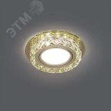 Светильник Backlight Кругл. Шампань/Кристалл/Хром, Gu5.3, LED 2700K 1/40 BL043 GAUSS
