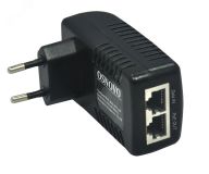 Инжектор PoE 1хRJ45 10/100/1000 Мб/с, 802.3af, до 15.4 Вт AC 100-240В 00012970 OSNOVO