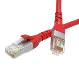 Патч-корд экранированный CAT6 F/UTP 4х2 LSZH красный 1.5м RN6FU4515RD DKC