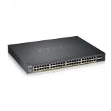 Коммутатор управляемый L3 48 портов.PoE+ 10/100/1000 Мб/с.4xSFP+. 375Вт 124584 Zyxel