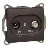 Розетка GLOSSA TV-SAT оконечная 1DB механизм GSL000897 Systeme Electric