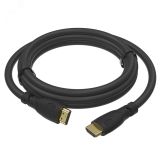 Кабель HDMI 2.0, Ultra HD 19М на 19М, 0.3 м., черный 1000526592 Greenconnect
