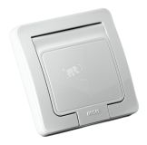 Розетка скрытая с заземлением IP44 белая РС16-511 HEGEL