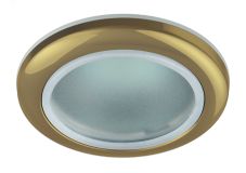 WR1 GD Светильник влагозащищенный MR16,12V220V, 50W золото (100/2000) C0043846 ЭРА