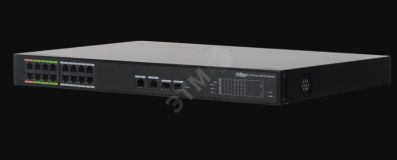 Коммутатор управляемый L2 18 портов RJ45/Combo/SFP 10 100 1000 Мб/с PoE 240Вт 114239 Dahua