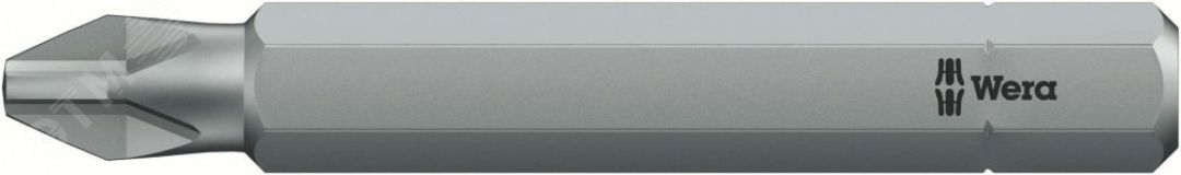 Бита 851/1 Z PH вязкая твердость хвостовик 1/4 C 6.3 PH 3 x 50 мм WE-134905 Wera