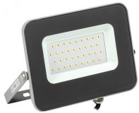 Прожектор СДО 07-30 светодиодный серый IP65 IEK LPDO701-30-K03 IEK